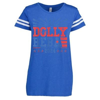 Dolly And Reba 2024 Enza Ladies Jersey Football T-Shirt