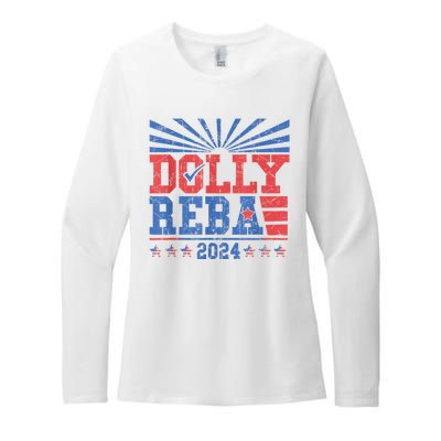 Dolly And Reba 2024 Womens CVC Long Sleeve Shirt