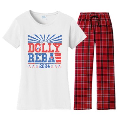 Dolly And Reba 2024 Women's Flannel Pajama Set