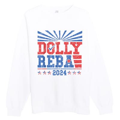 Dolly And Reba 2024 Premium Crewneck Sweatshirt