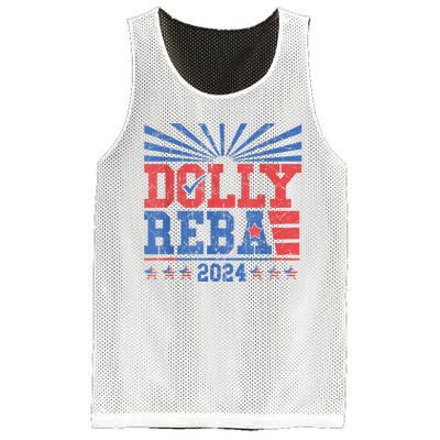 Dolly And Reba 2024 Mesh Reversible Basketball Jersey Tank