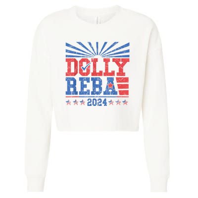 Dolly And Reba 2024 Cropped Pullover Crew