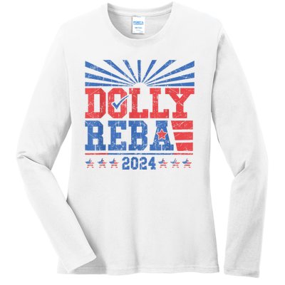 Dolly And Reba 2024 Ladies Long Sleeve Shirt