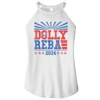 Dolly And Reba 2024 Women's Perfect Tri Rocker Tank