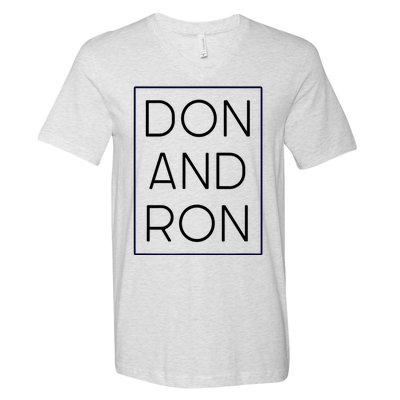 Don And Ron Trump DeSantis 2024 President Republican Vote V-Neck T-Shirt