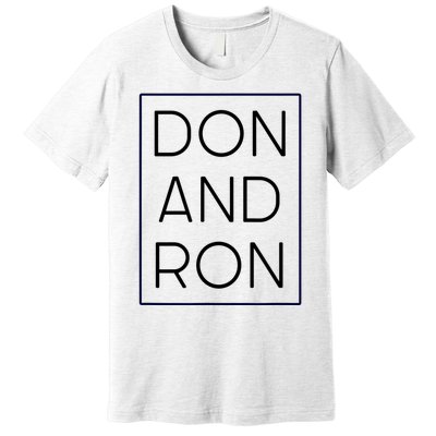 Don And Ron Trump DeSantis 2024 President Republican Vote Premium T-Shirt