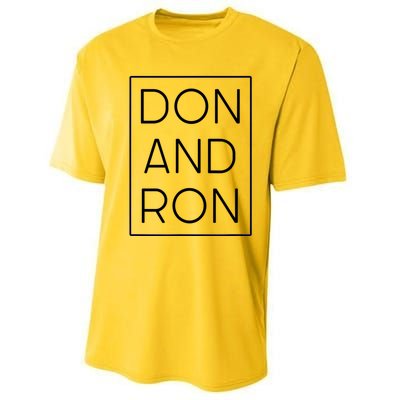 Don And Ron Trump DeSantis 2024 President Republican Vote Performance Sprint T-Shirt