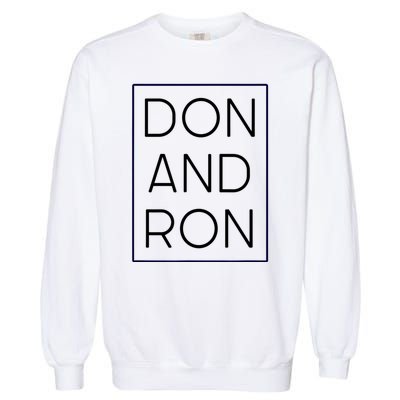 Don And Ron Trump DeSantis 2024 President Republican Vote Garment-Dyed Sweatshirt