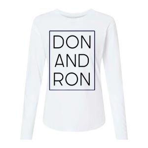 Don And Ron Trump DeSantis 2024 President Republican Vote Womens Cotton Relaxed Long Sleeve T-Shirt