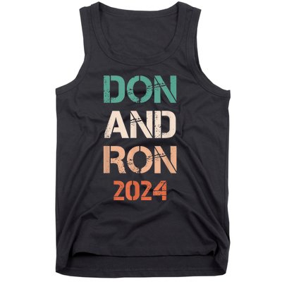 Don And Ron 2024 Don Donald Trump Ron DeSantis 2024 Vintage Tank Top