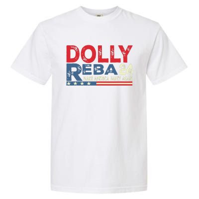 Dolly And Reba 2024 Make America Fancy Again Garment-Dyed Heavyweight T-Shirt