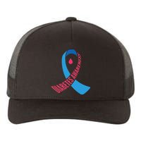 Diabetes Awareness Ribbon With Blood Drop Design Yupoong Adult 5-Panel Trucker Hat