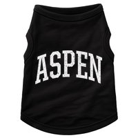 Distressed Aspen , Retro Aspen Doggie Tank
