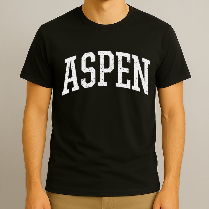 Distressed Aspen , Retro Aspen T-Shirt
