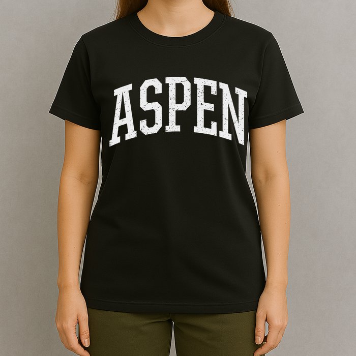 Distressed Aspen , Retro Aspen T-Shirt