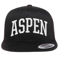Distressed Aspen , Retro Aspen Flatbill Hat