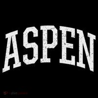 Distressed Aspen , Retro Aspen Poster