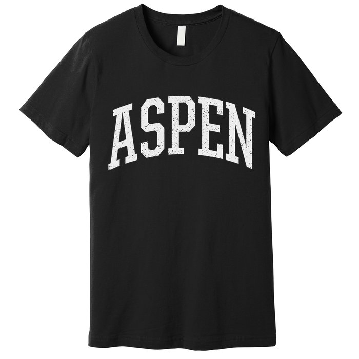Distressed Aspen , Retro Aspen Premium T-Shirt