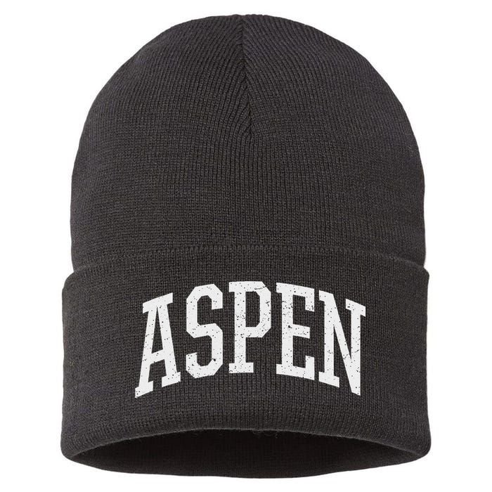 Distressed Aspen , Retro Aspen Sustainable Knit Beanie