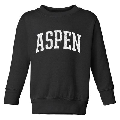 Distressed Aspen , Retro Aspen Toddler Sweatshirt
