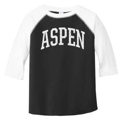 Distressed Aspen , Retro Aspen Toddler Fine Jersey T-Shirt