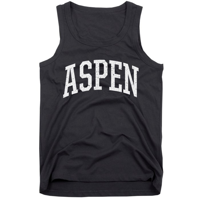 Distressed Aspen , Retro Aspen Tank Top