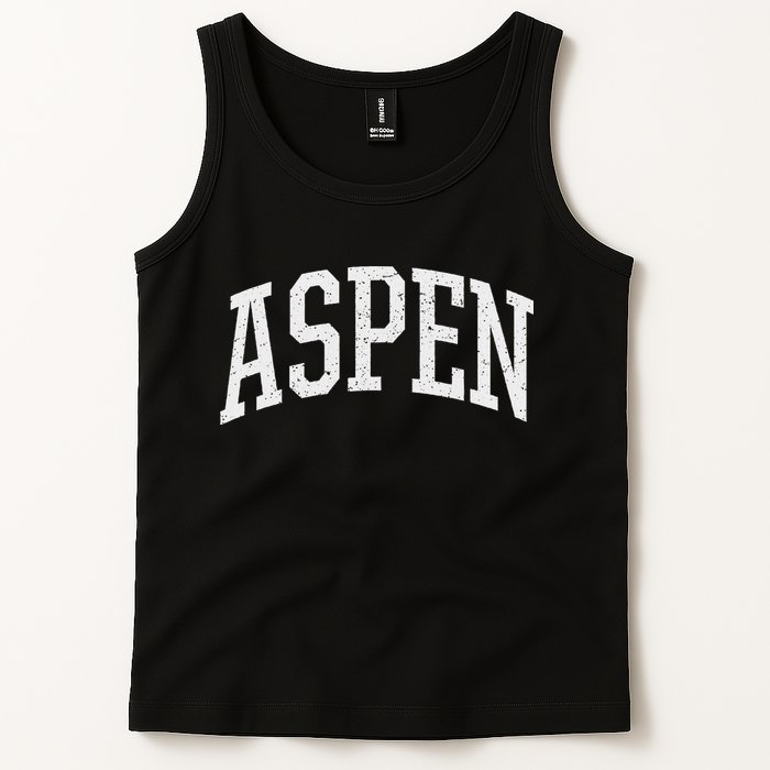 Distressed Aspen , Retro Aspen Tank Top