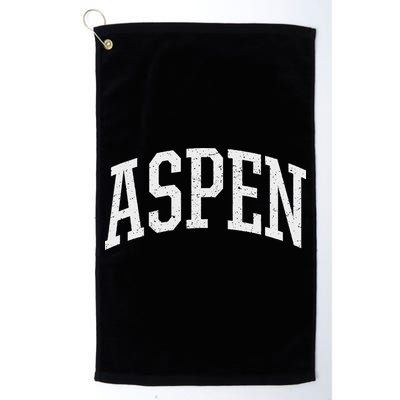 Distressed Aspen , Retro Aspen Golf Towel
