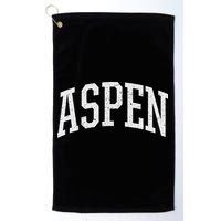 Distressed Aspen , Retro Aspen Golf Towel