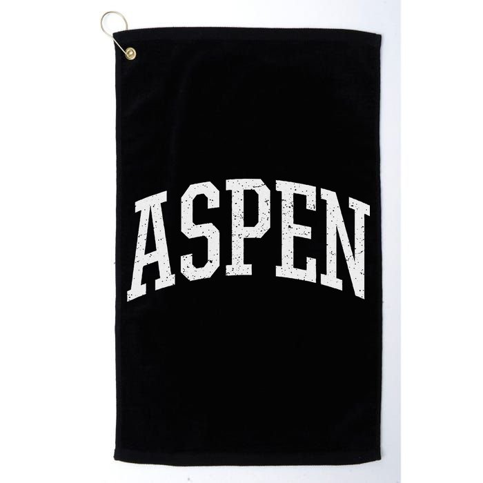 Distressed Aspen , Retro Aspen Golf Towel