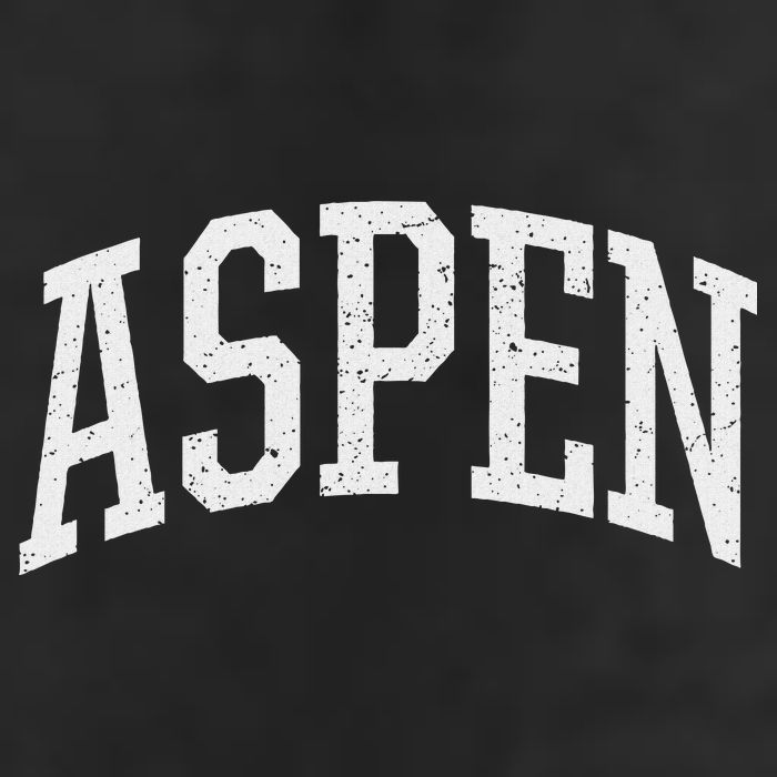 Distressed Aspen , Retro Aspen Golf Towel