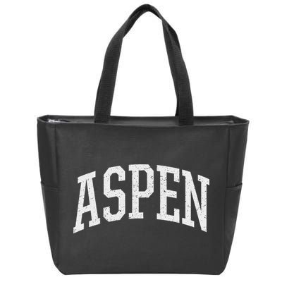 Distressed Aspen , Retro Aspen Zip Tote Bag