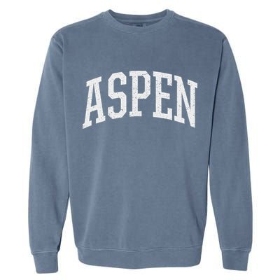 Distressed Aspen , Retro Aspen Garment-Dyed Sweatshirt