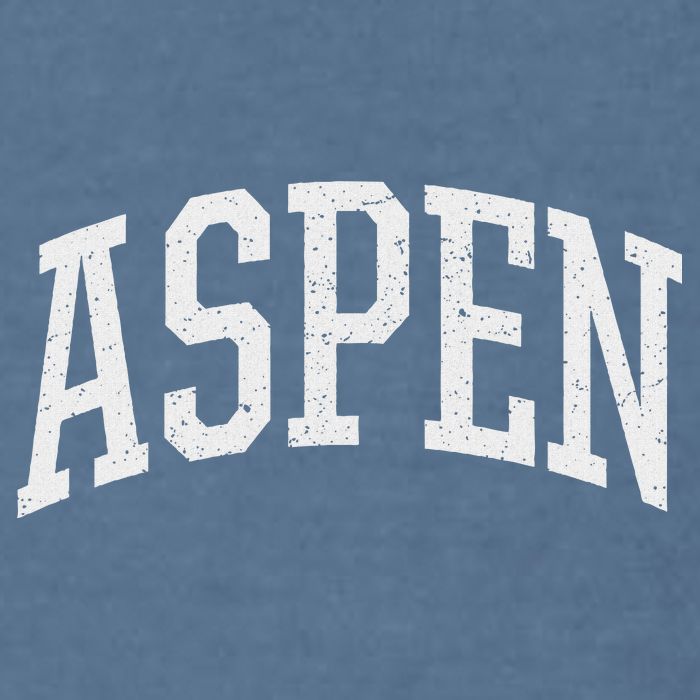 Distressed Aspen , Retro Aspen Garment-Dyed Sweatshirt