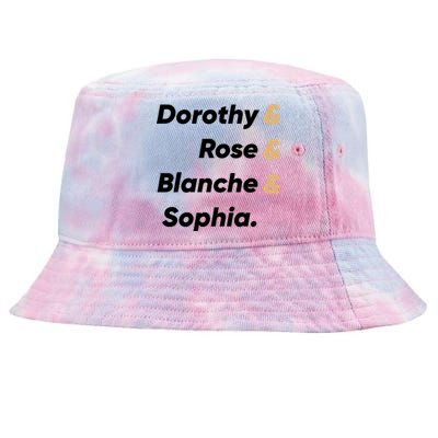 Dorothy And Rose And Blanche And Sophia. Tie-Dyed Bucket Hat