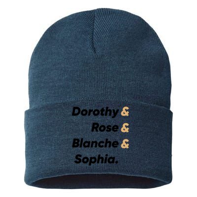 Dorothy And Rose And Blanche And Sophia. Sustainable Knit Beanie