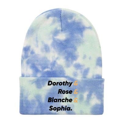 Dorothy And Rose And Blanche And Sophia. Tie Dye 12in Knit Beanie