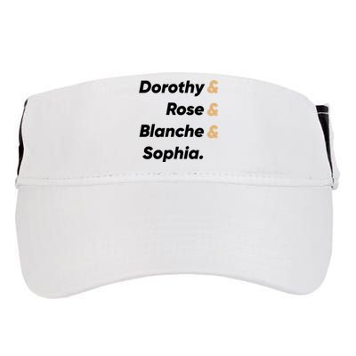 Dorothy And Rose And Blanche And Sophia. Adult Drive Performance Visor