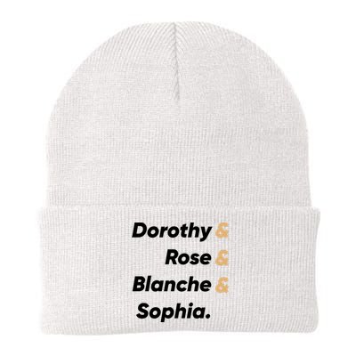 Dorothy And Rose And Blanche And Sophia. Knit Cap Winter Beanie