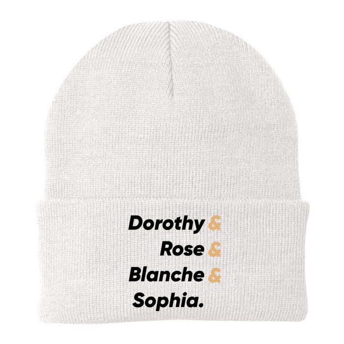 Dorothy And Rose And Blanche And Sophia. Knit Cap Winter Beanie