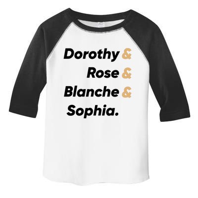 Dorothy And Rose And Blanche And Sophia. Toddler Fine Jersey T-Shirt