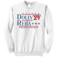 Dolly And Reba 2024 Make America Fancy Again Retro Vintage Sweatshirt