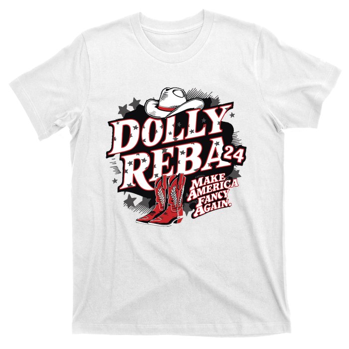 Dolly And Reba 2024 Make America Fancy Again T-Shirt