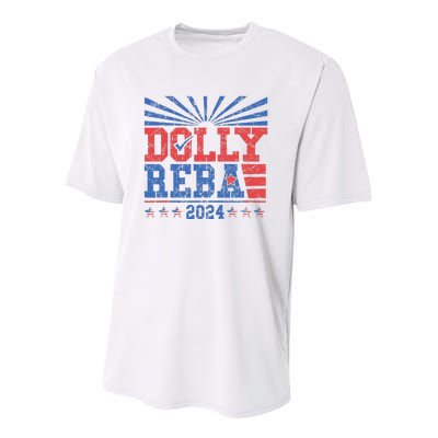 Dolly And Reba 2024 Youth Performance Sprint T-Shirt