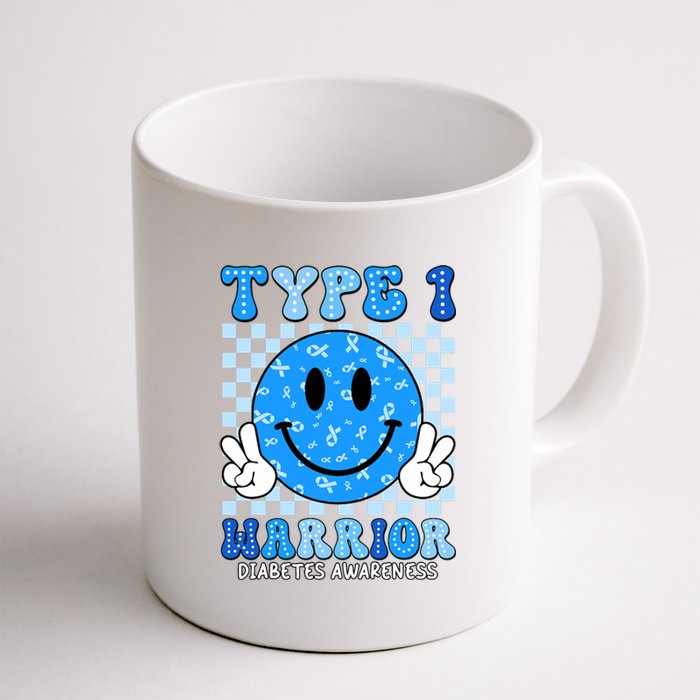 Diabetes Awareness Ribbon T1d Warrior Support Squad Coffee Mug