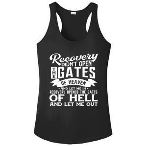 Drug Addiction Recovery Quote Sobriety 12 Steps Aa Gift Ladies PosiCharge Competitor Racerback Tank