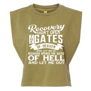 Drug Addiction Recovery Quote Sobriety 12 Steps Aa Gift Garment-Dyed Women's Muscle Tee