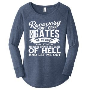 Drug Addiction Recovery Quote Sobriety 12 Steps Aa Gift Women's Perfect Tri Tunic Long Sleeve Shirt