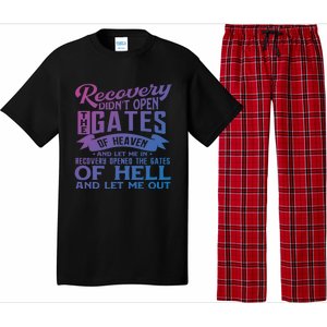 Drug Addiction Recovery Quote Sobriety 12 Steps Aa Gift Pajama Set