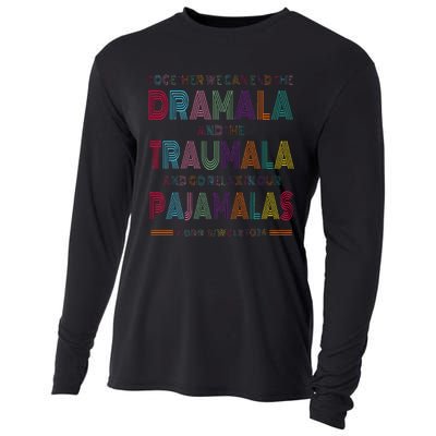 Dramala And Relax In Our Pajamalas Harris Walz 2024 Cooling Performance Long Sleeve Crew